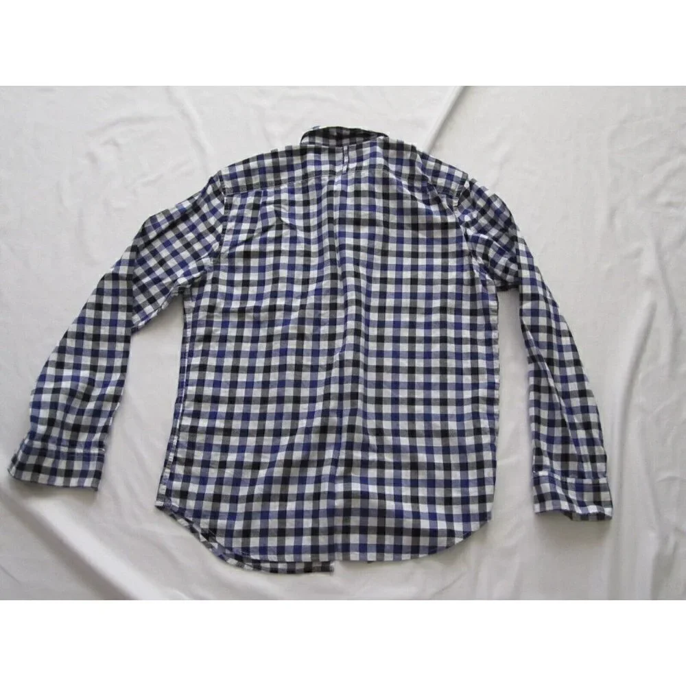 Men's  Banana Republic Lux Flannel Camden Fit Button Up Shirt Sz M (MT100)